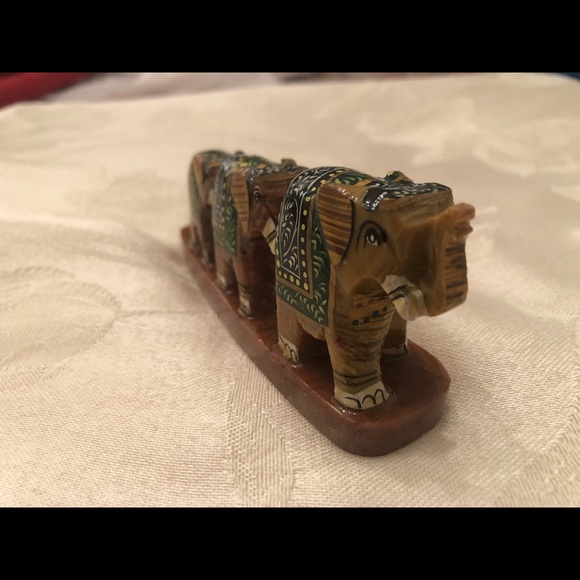 Marble Indian elephants decor - Picture 3 of 11